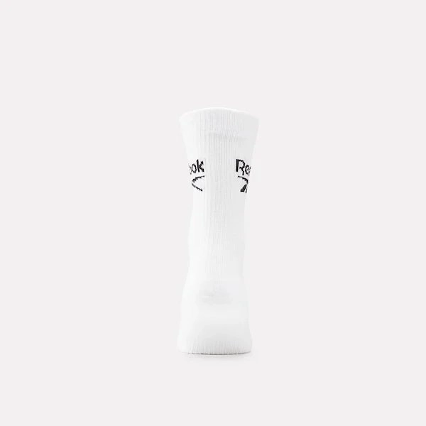 3-Pack Classic Core Crew Socks White