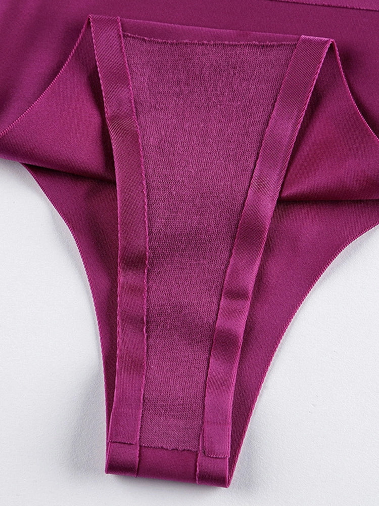 4-Pack Invisible Ice Silk Sexy G-Strings Panties
