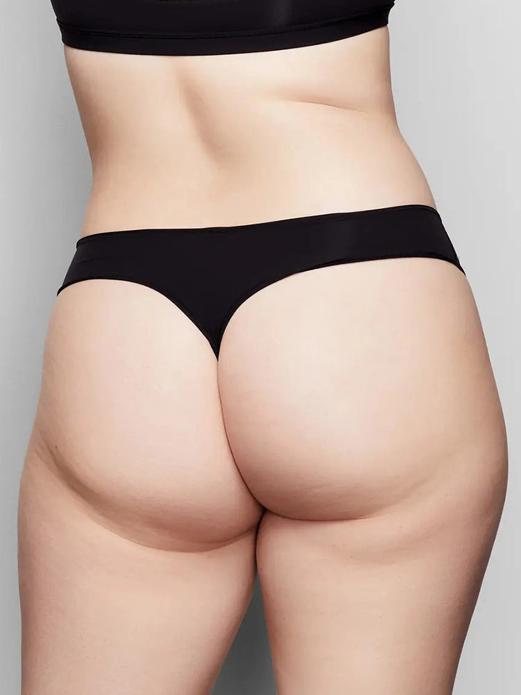 4-Pack Invisible Ice Silk Sexy G-Strings Panties