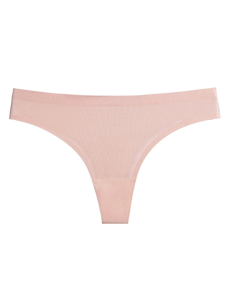 4-Pack Invisible Ice Silk Sexy G-Strings Panties