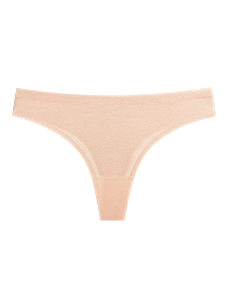 4-Pack Invisible Ice Silk Sexy G-Strings Panties