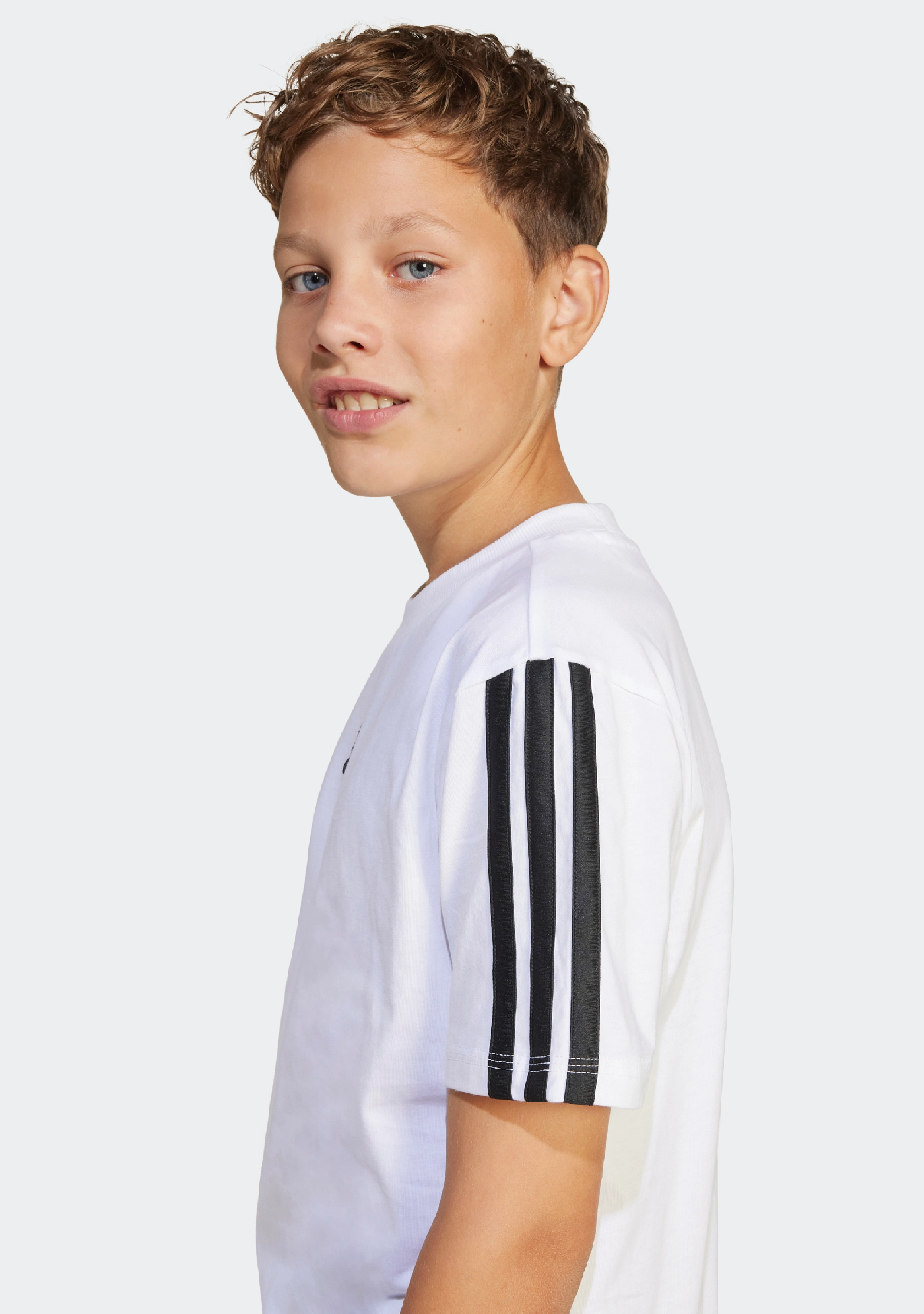 Adidas Kids' 3 Stripe Essentials Tee