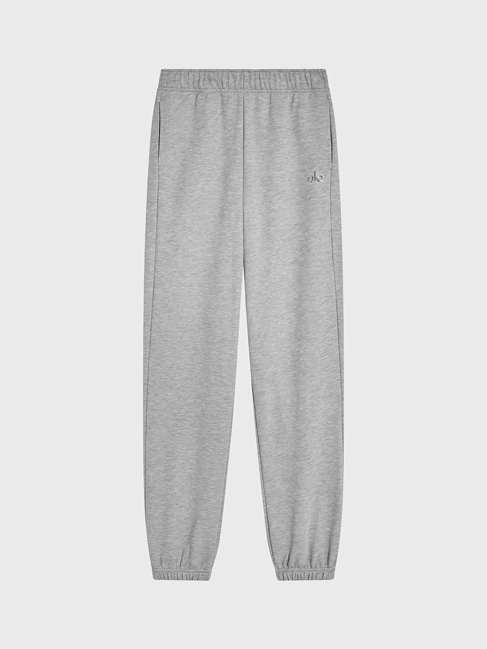 ALO HEATHER GREY ACCOLADE SWEATPANT
