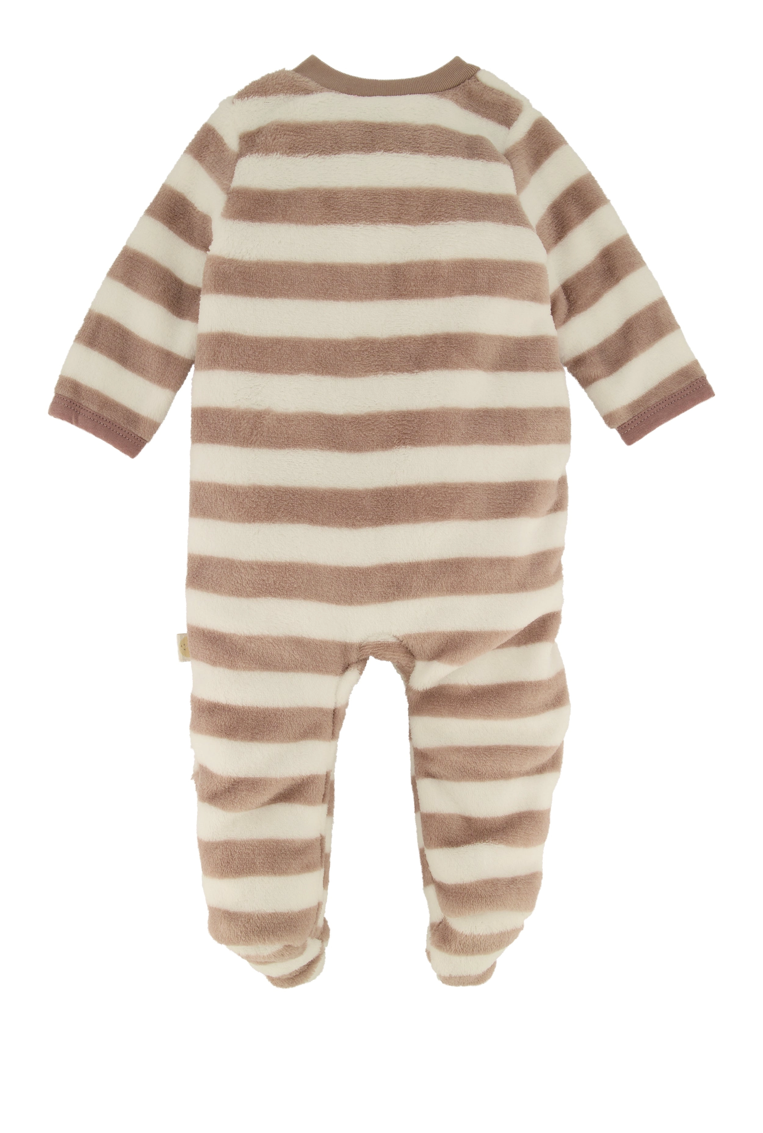 Baby Boys 0-9M Striped Elephant Graphic Footed Jumpsuit