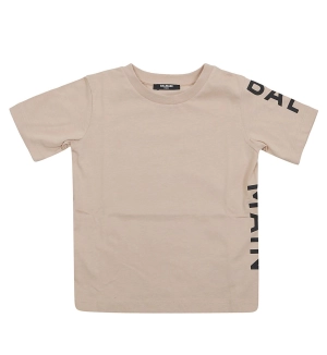Balmain Kids Logo Printed Crewneck T-Shirt