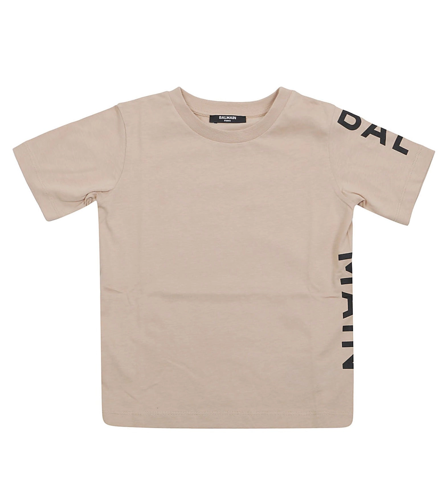 Balmain Kids Logo Printed Crewneck T-Shirt