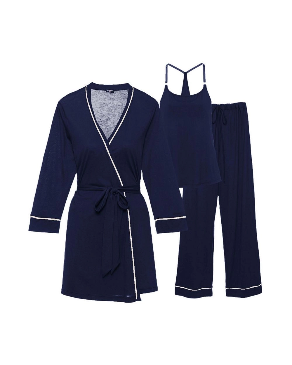 Bella Maternity 3-Piece Pajama Set