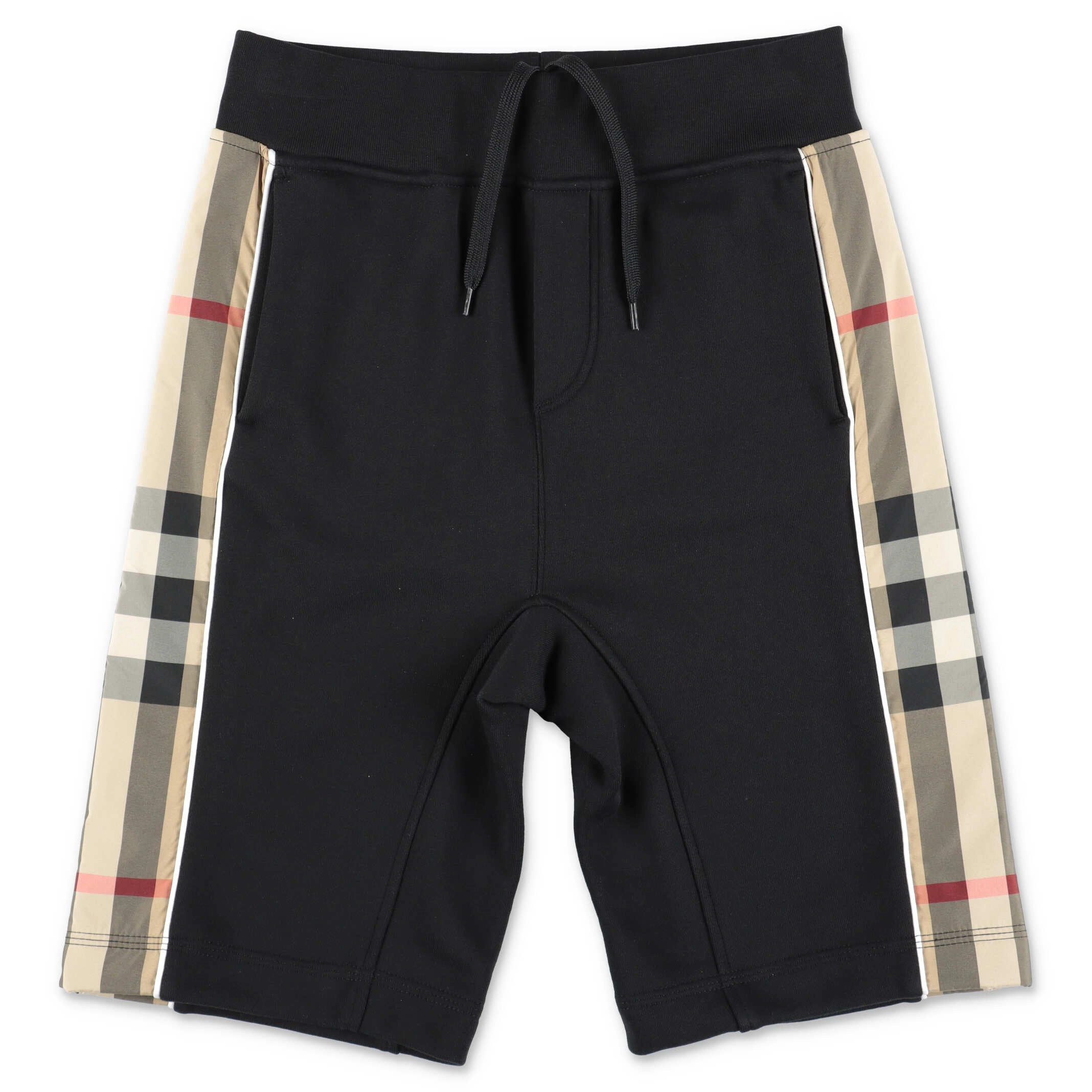 Burberry Check Print Drawstring Shorts