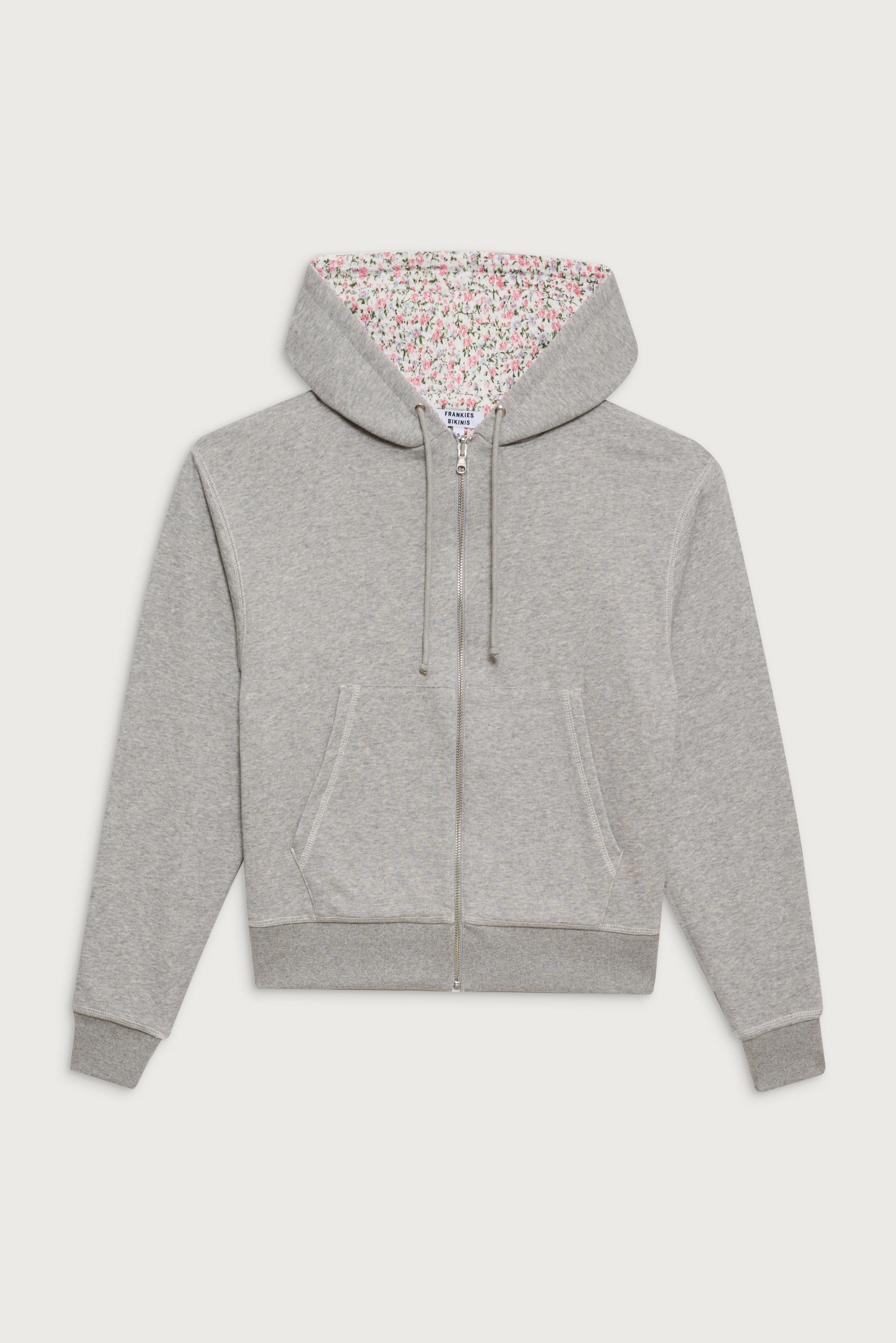 Casper Zip Up Hoodie - Heather Grey / Baby Blanket