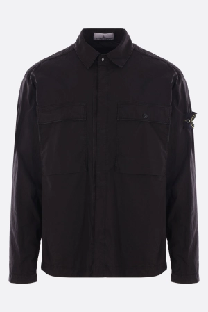 cotton shirt with logo badge