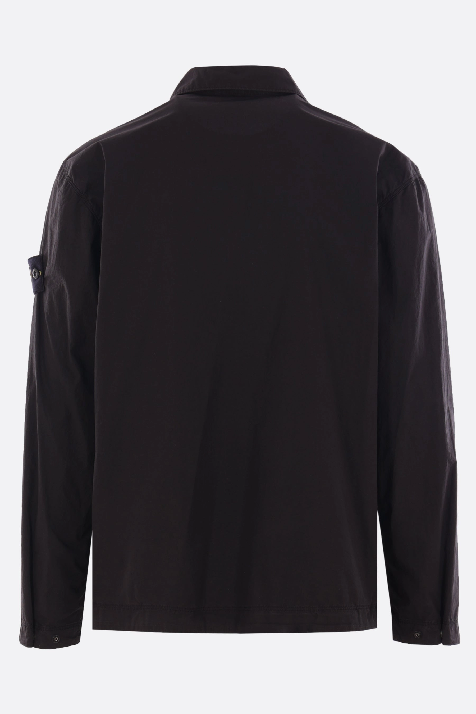cotton shirt with logo badge