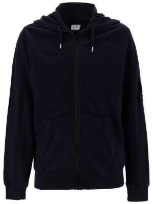 C.P. Company Kids Zip-Up Hooded Drawstring Jacket