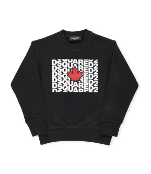 Dsquared2 Kids Logo Printed Crewneck Sweatshirt