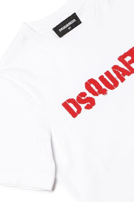 Dsquared2 Kids Logo Printed Crewneck T-Shirt