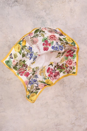 Fruit Silk Scarf - Multi