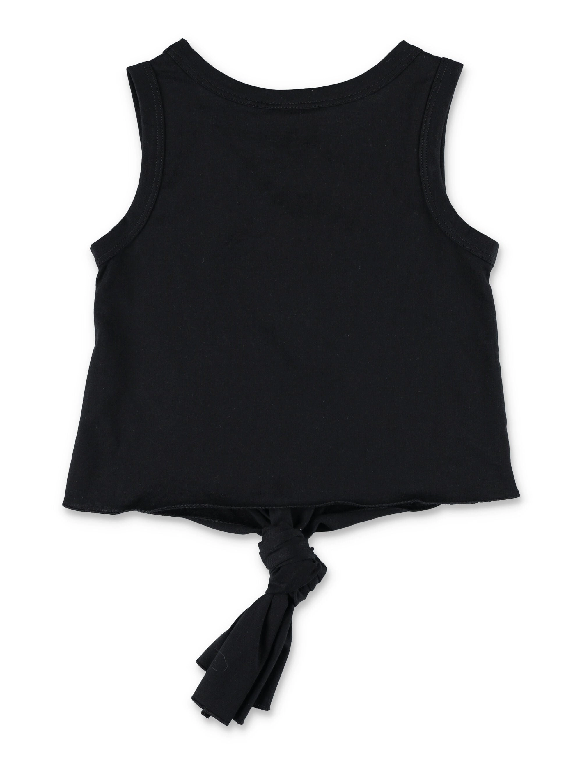 Givenchy Kids Logo Printed Knotted Crewneck Tank Top