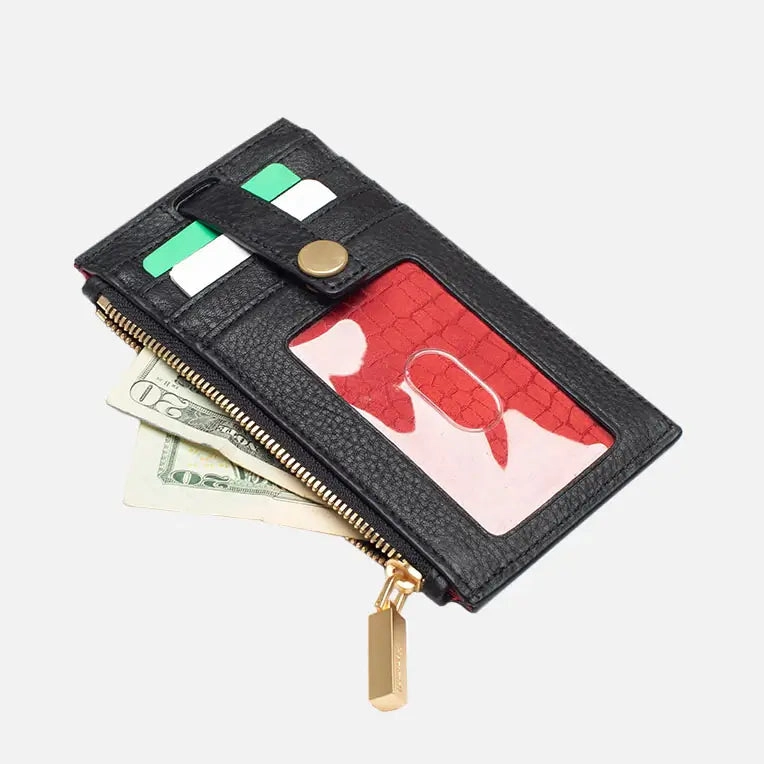 Hammitt 210 West Wallet Black/Brushed Gold