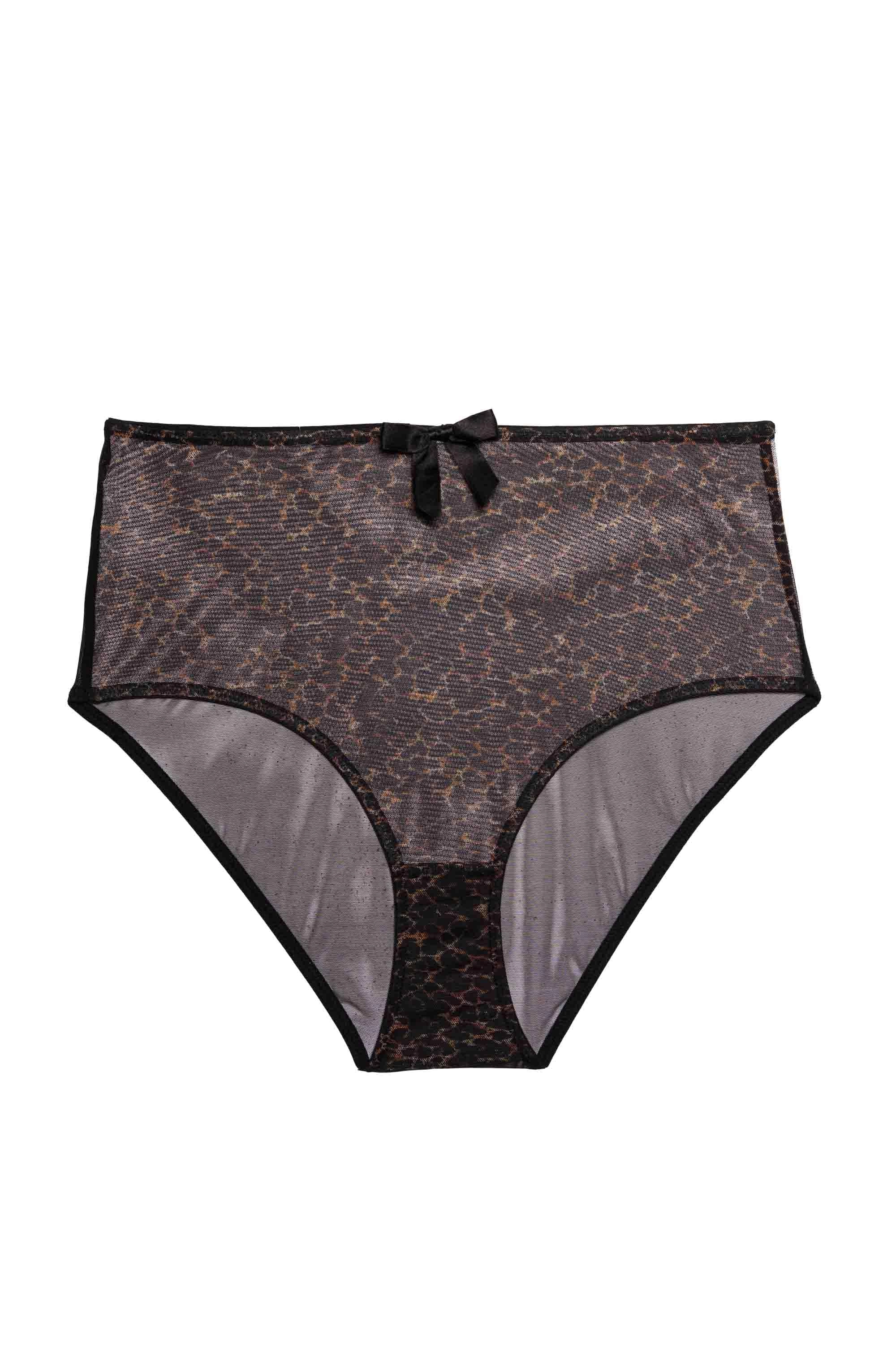 Hazel Leopard Print Classic High Waist Brief