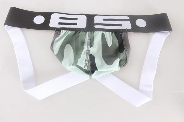 Jockstraps Men Sexy Underwear Men Camouflage Printed Cotton Thongs