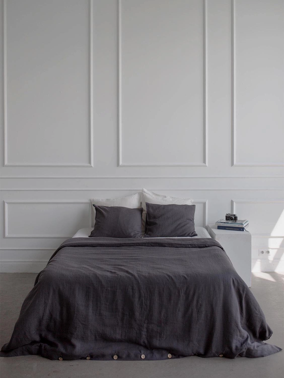 Linen Duvet Cover | Charcoal