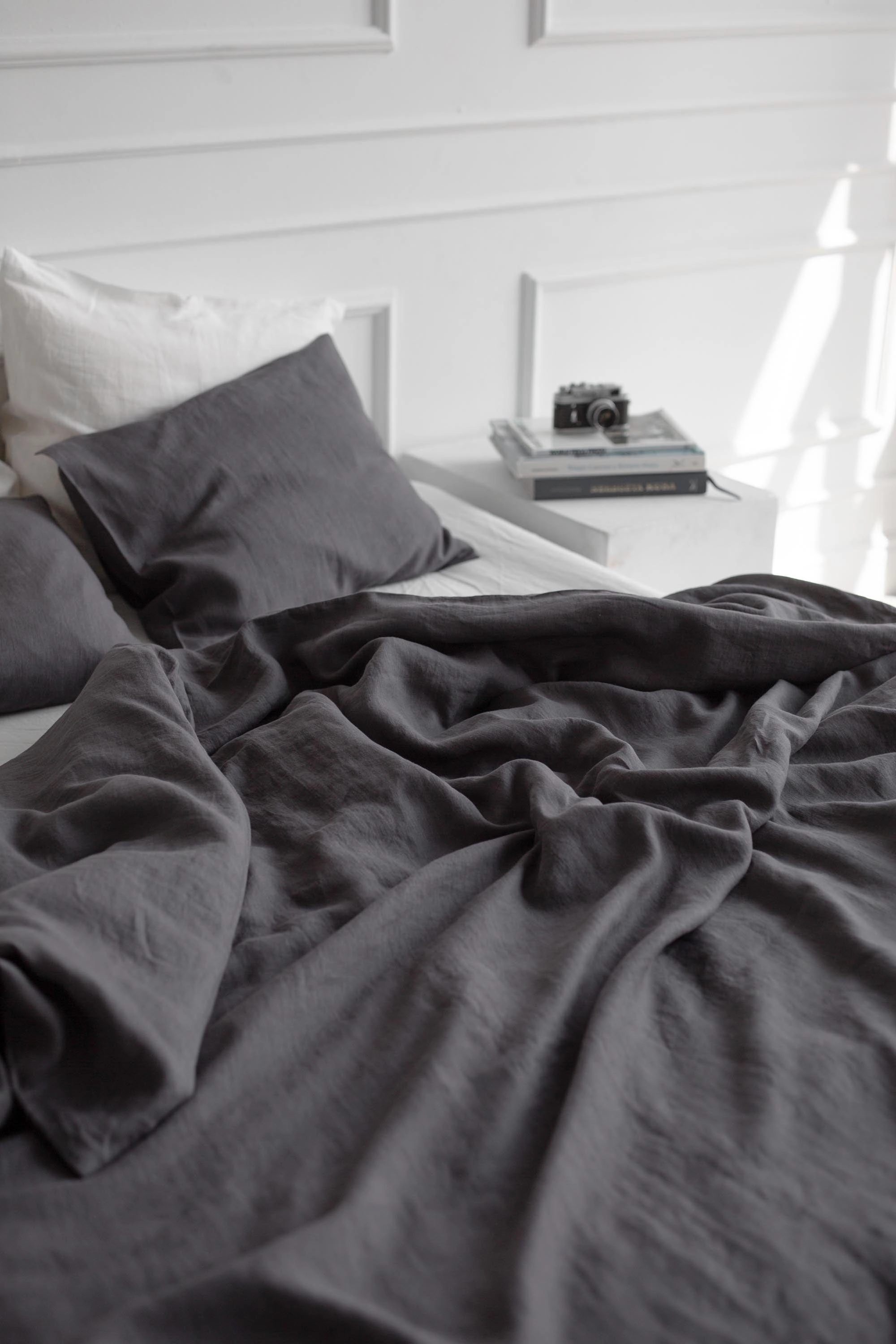 Linen Duvet Cover | Charcoal