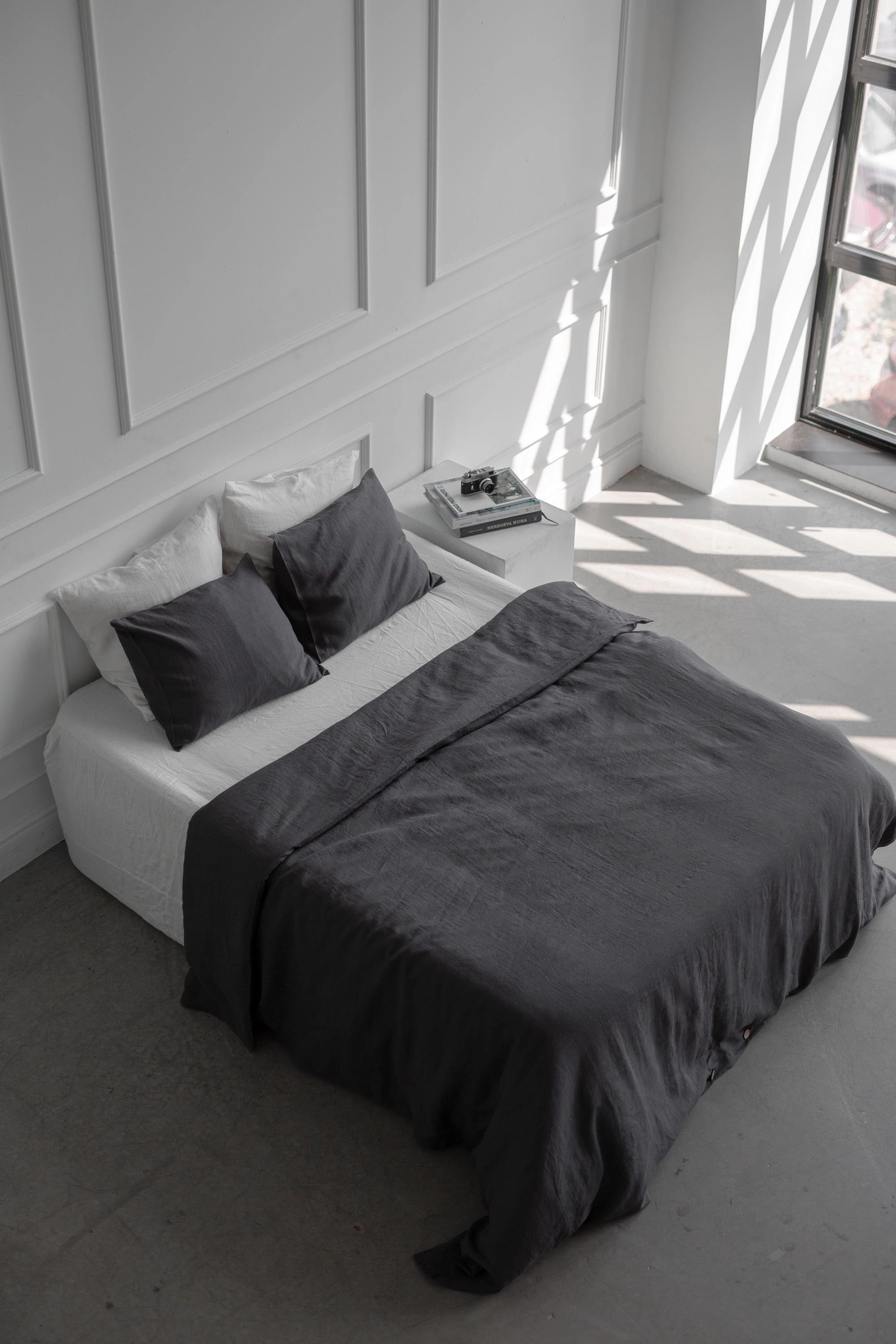 Linen Duvet Cover | Charcoal