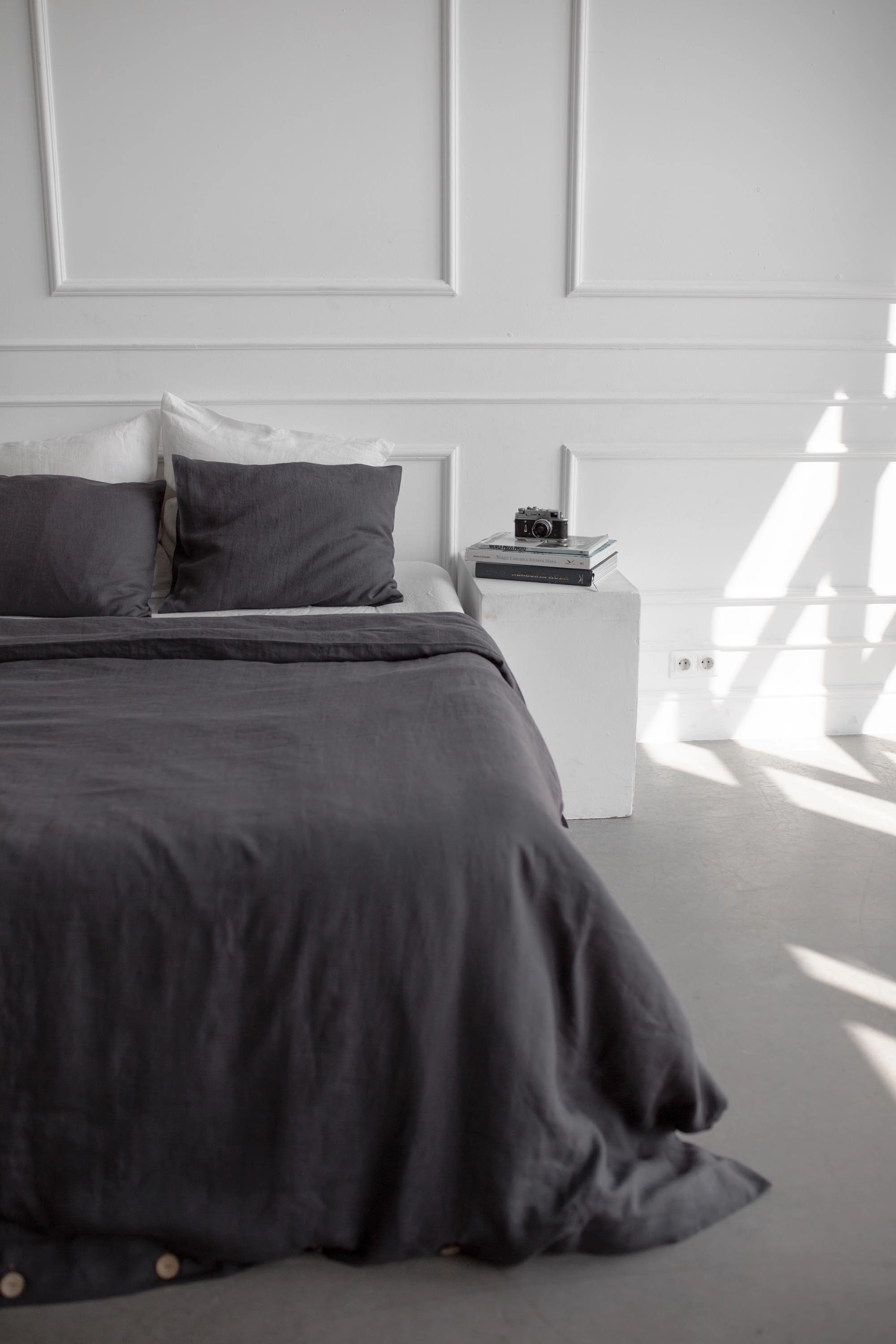 Linen Duvet Cover | Charcoal