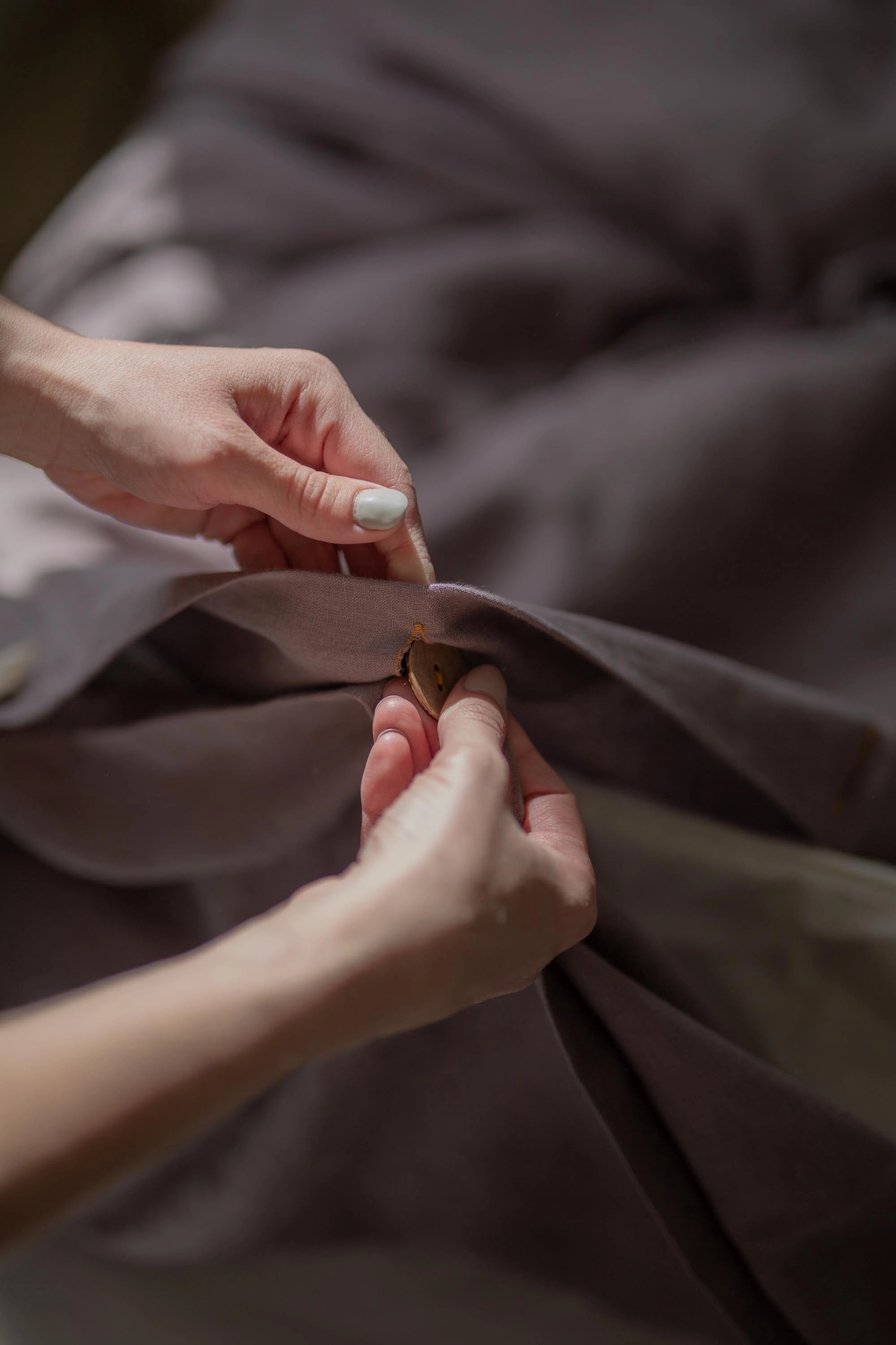 Linen Duvet Cover | Dusty Lavender