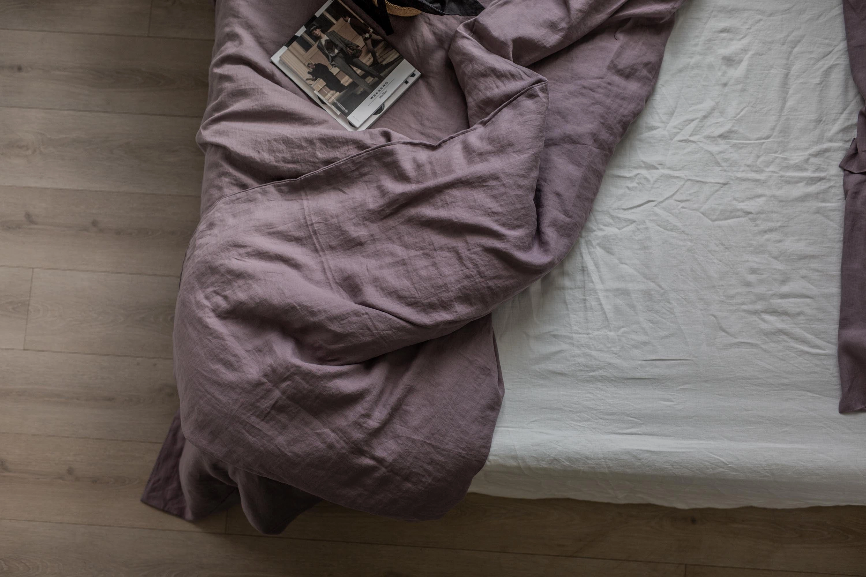 Linen Duvet Cover | Dusty Lavender