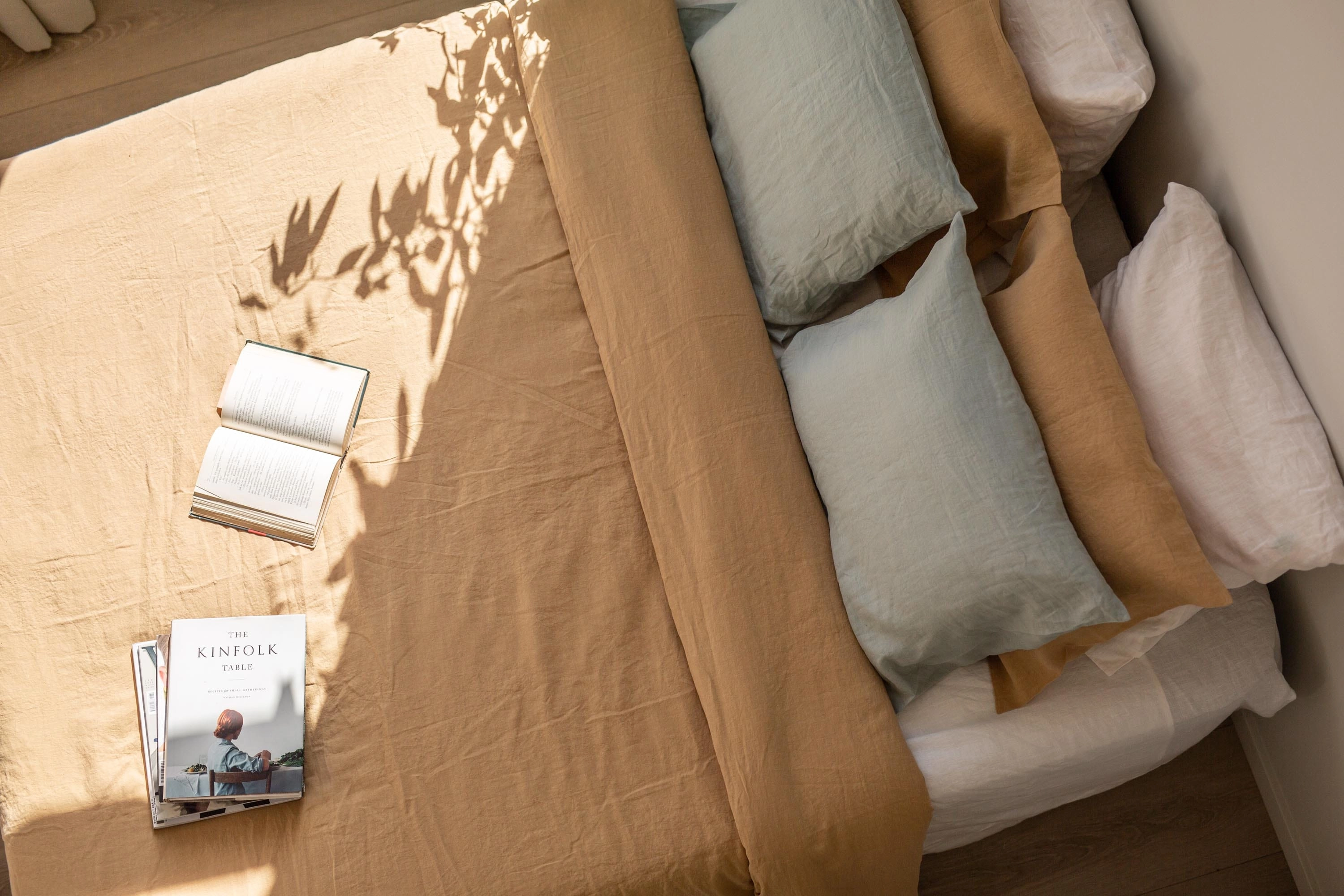 Linen Duvet Cover | Mustard