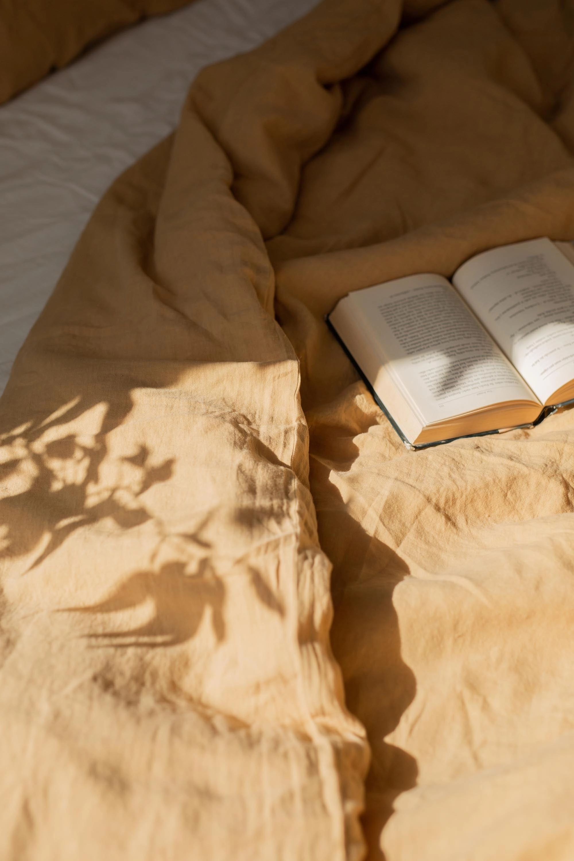 Linen Duvet Cover | Mustard