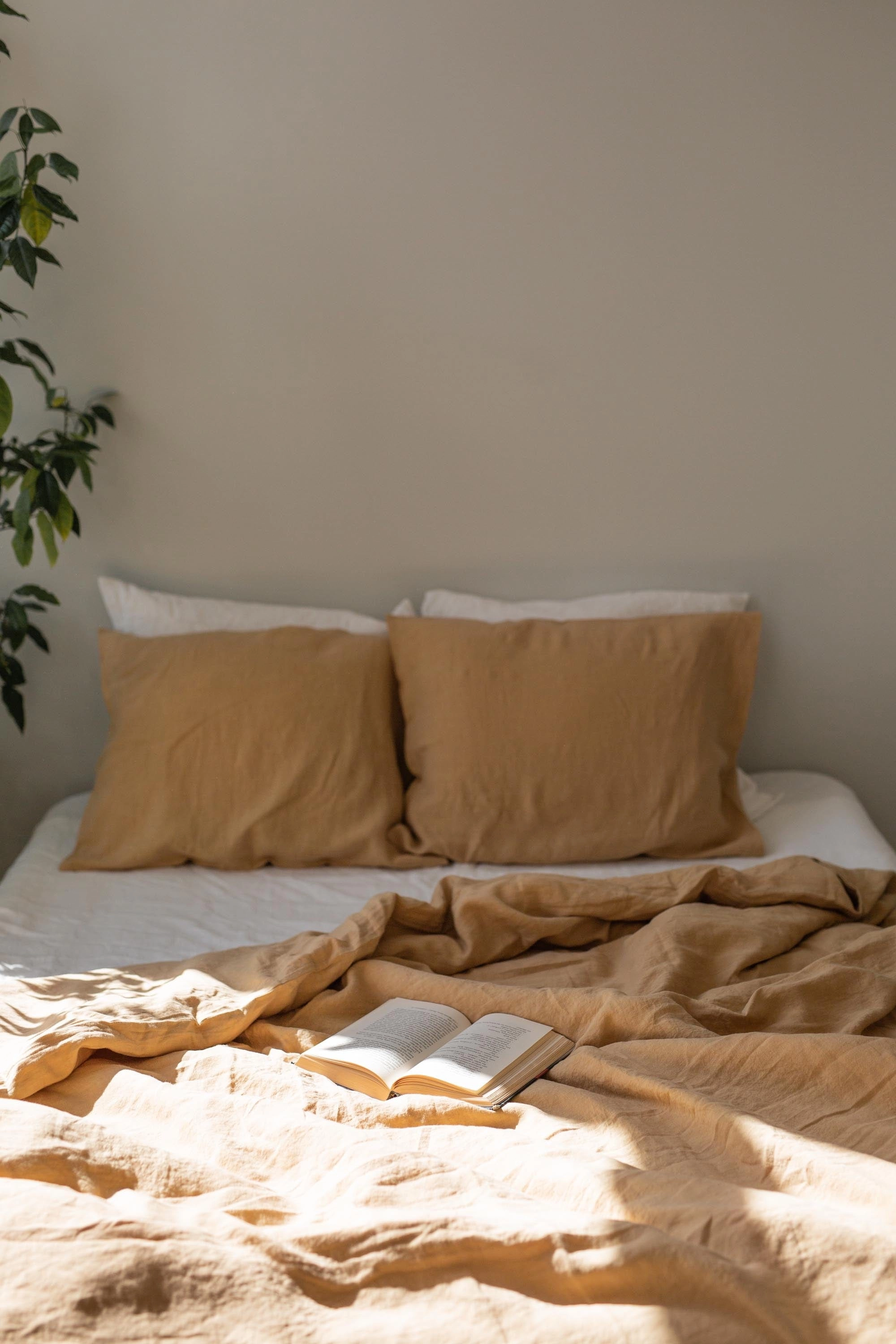 Linen Duvet Cover | Mustard
