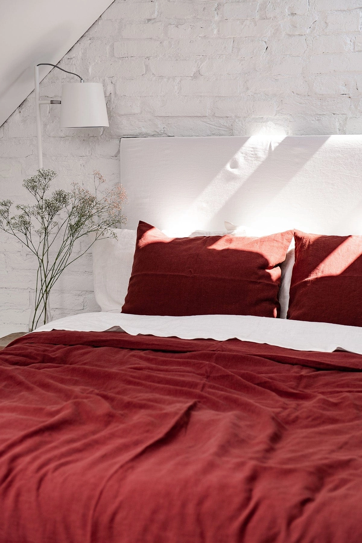 Linen Duvet Cover | Terracotta