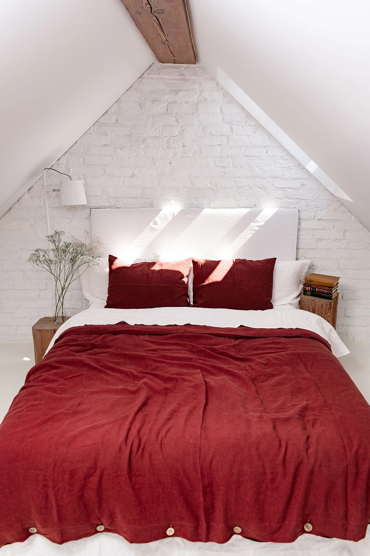 Linen Duvet Cover | Terracotta