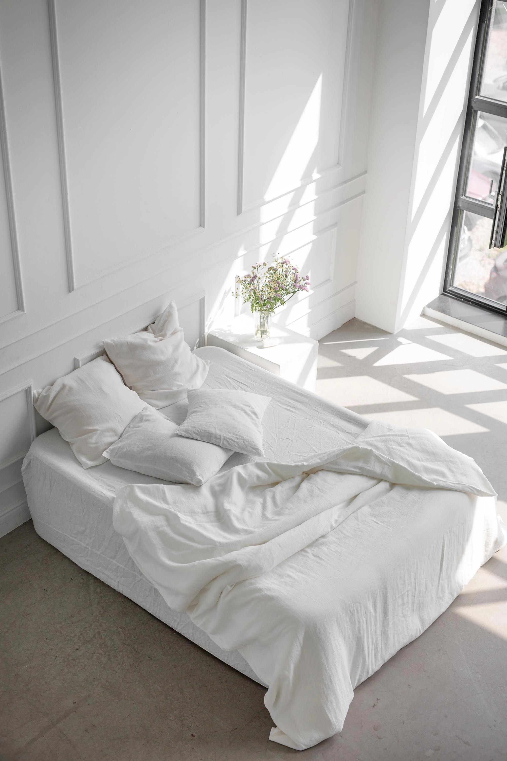 Linen Duvet Cover | White