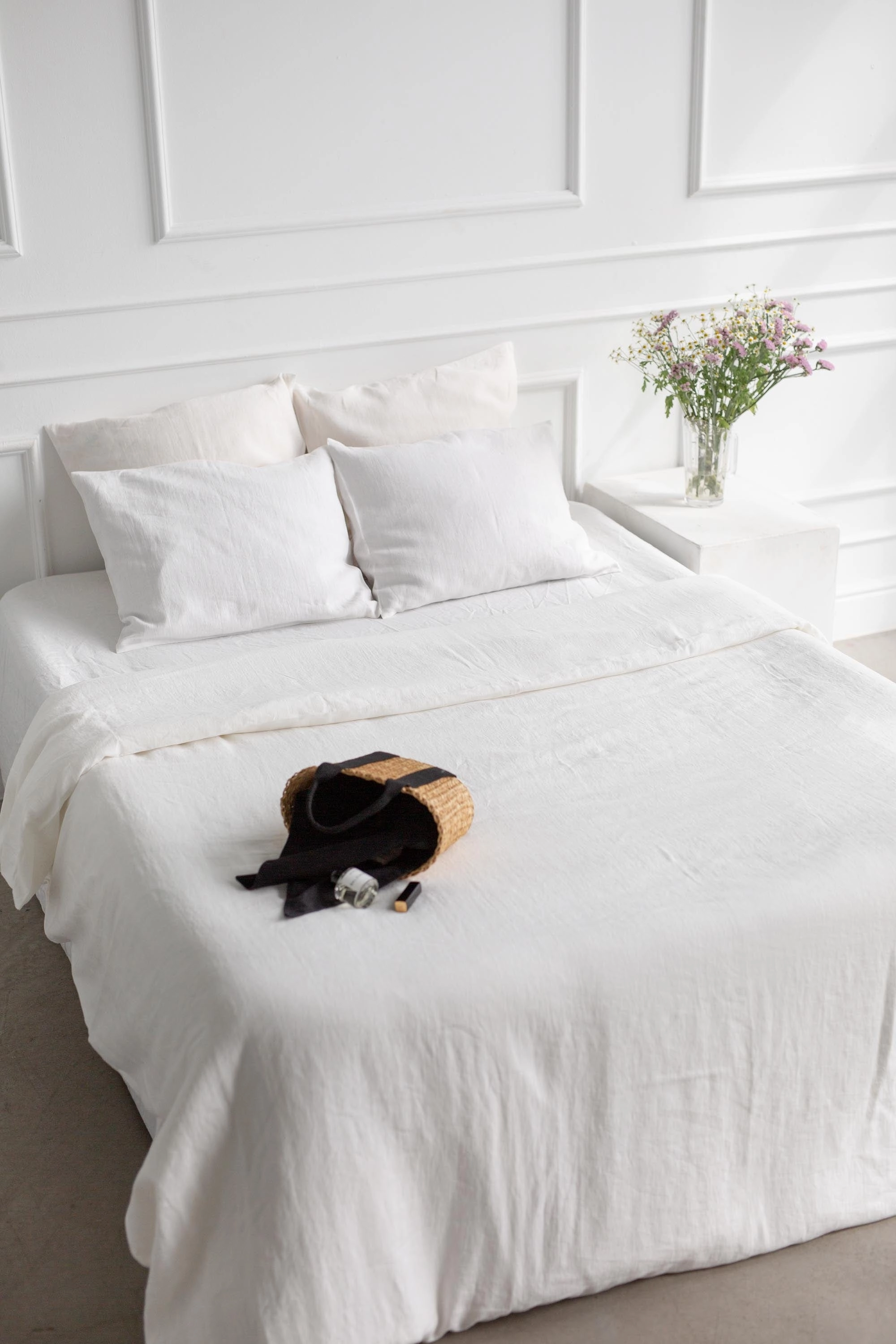 Linen Duvet Cover | White
