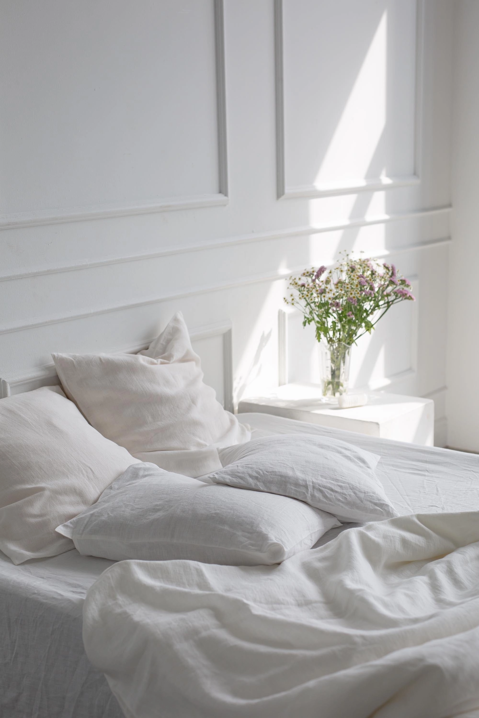 Linen Duvet Cover | White