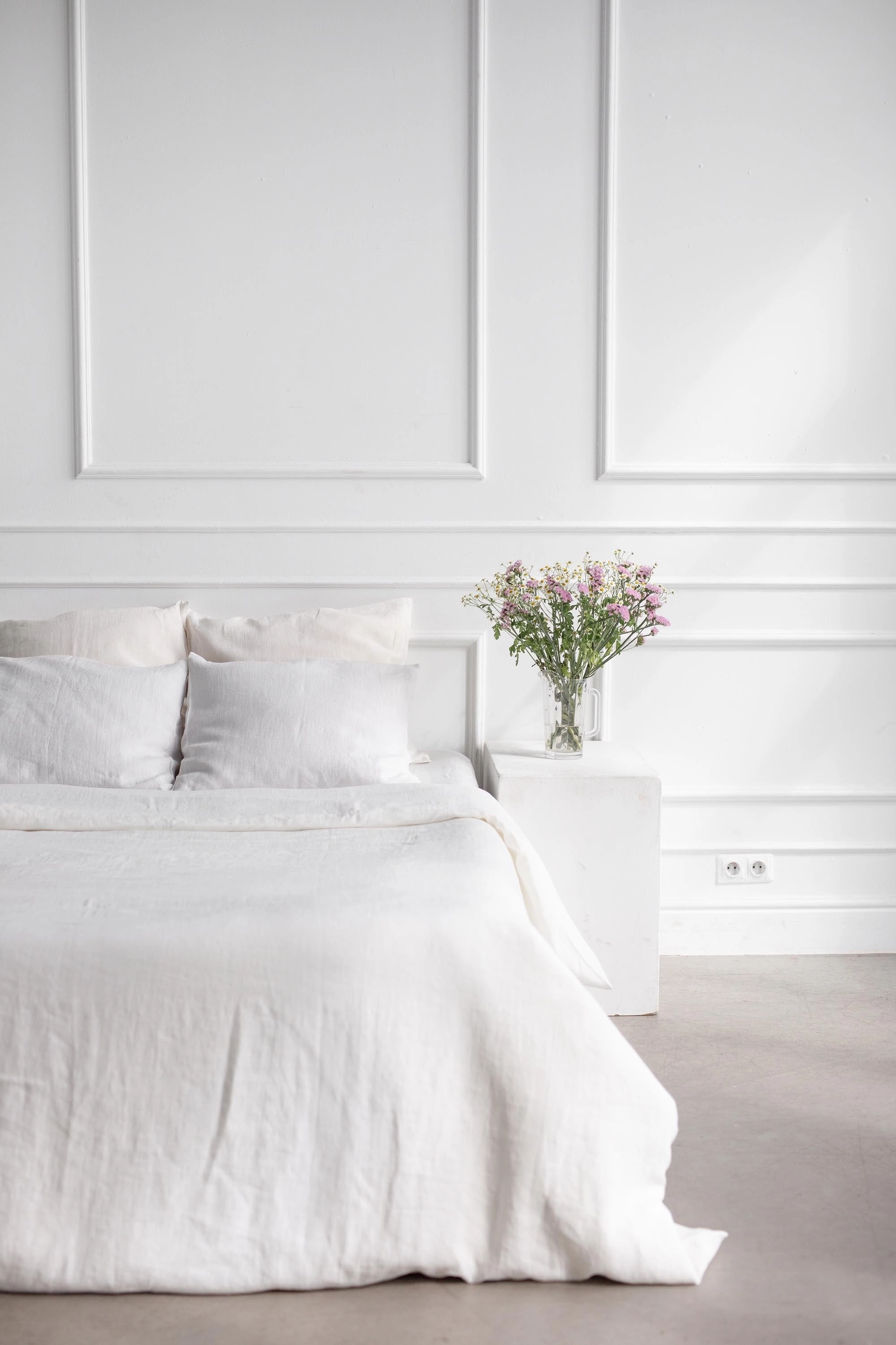Linen Duvet Cover | White