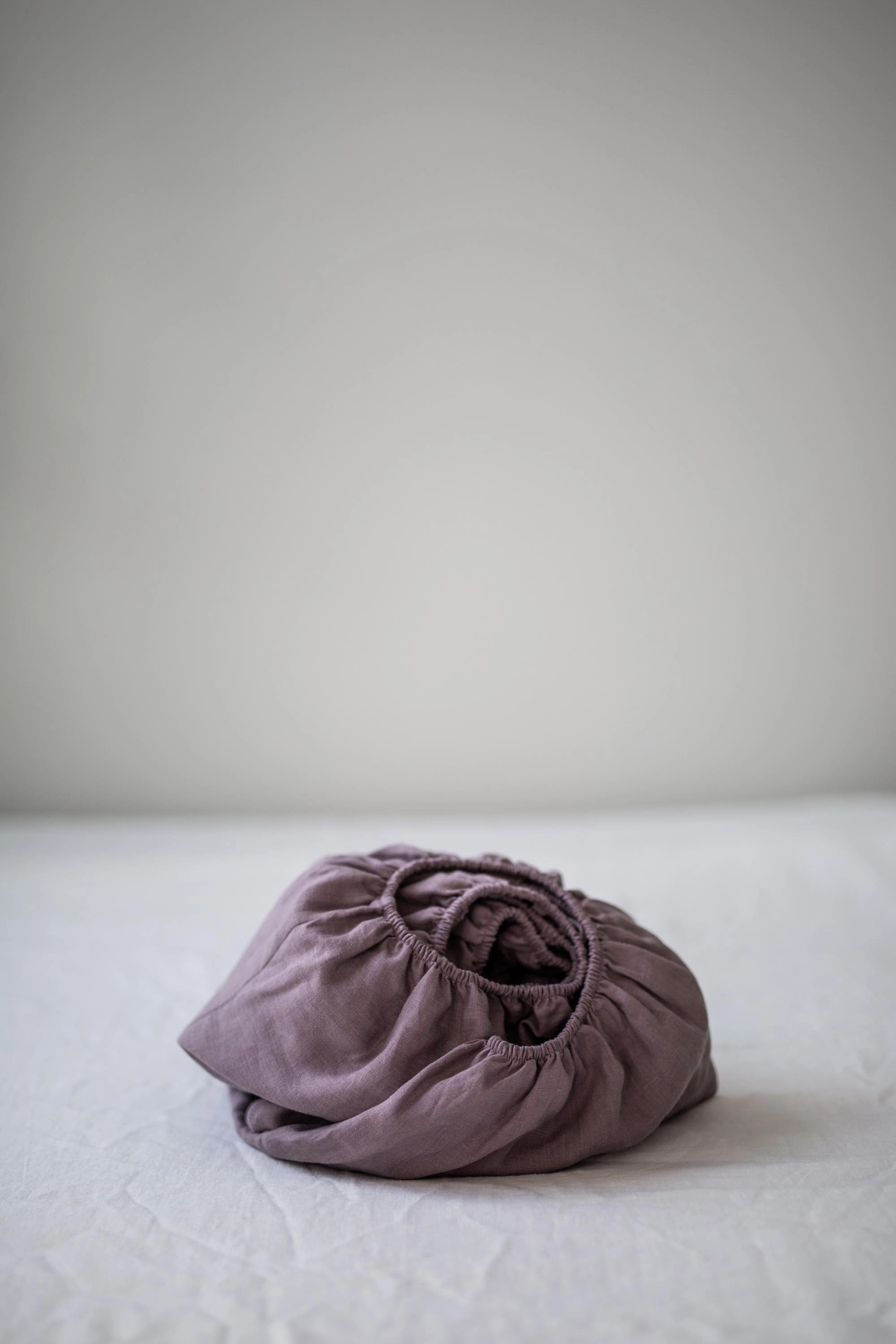 Linen Fitted Sheet | Dusty Lavender