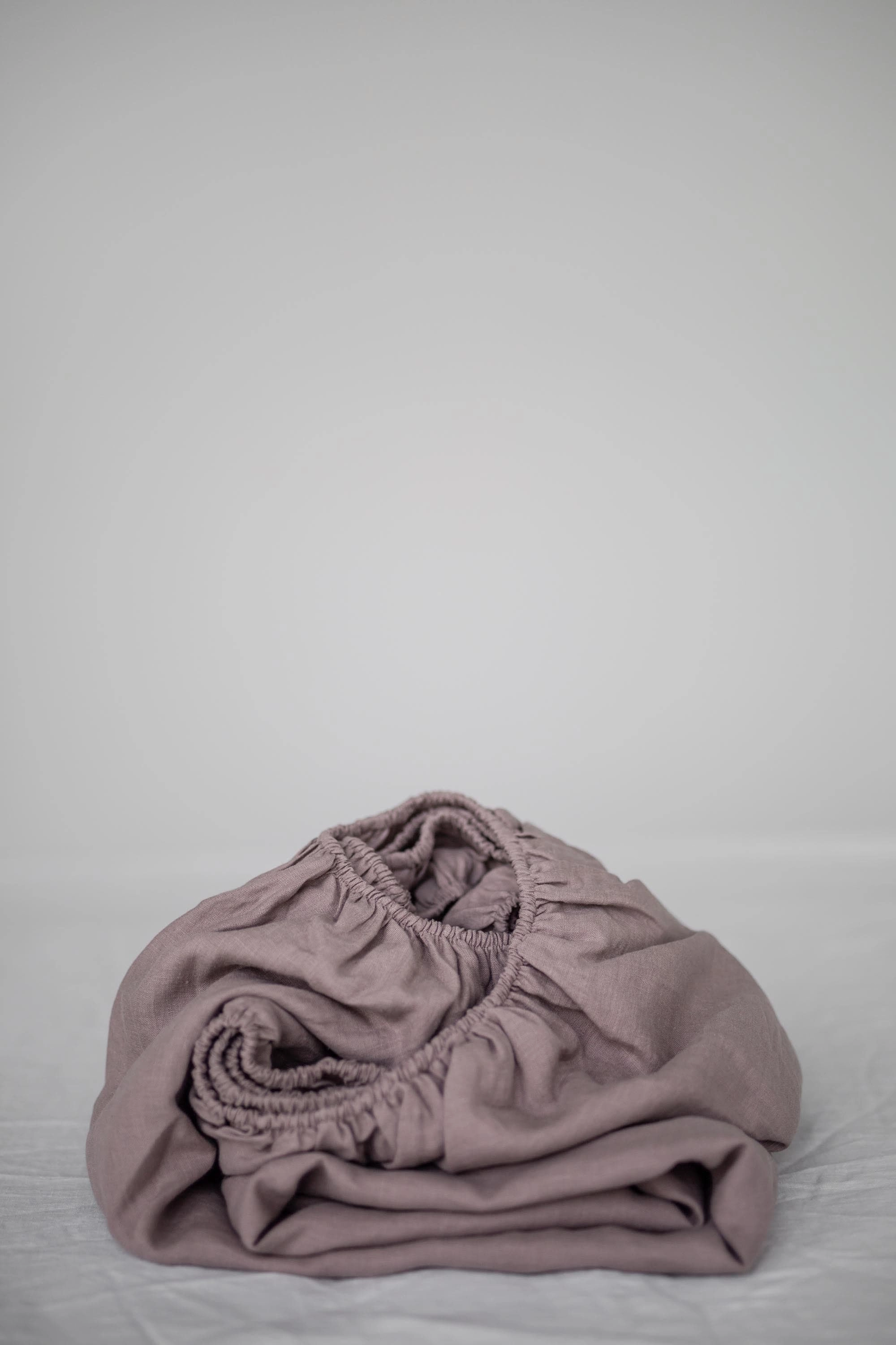 Linen Fitted Sheet | Rosy Brown