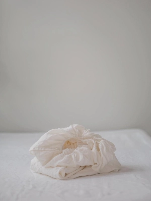 Linen Fitted Sheet | White