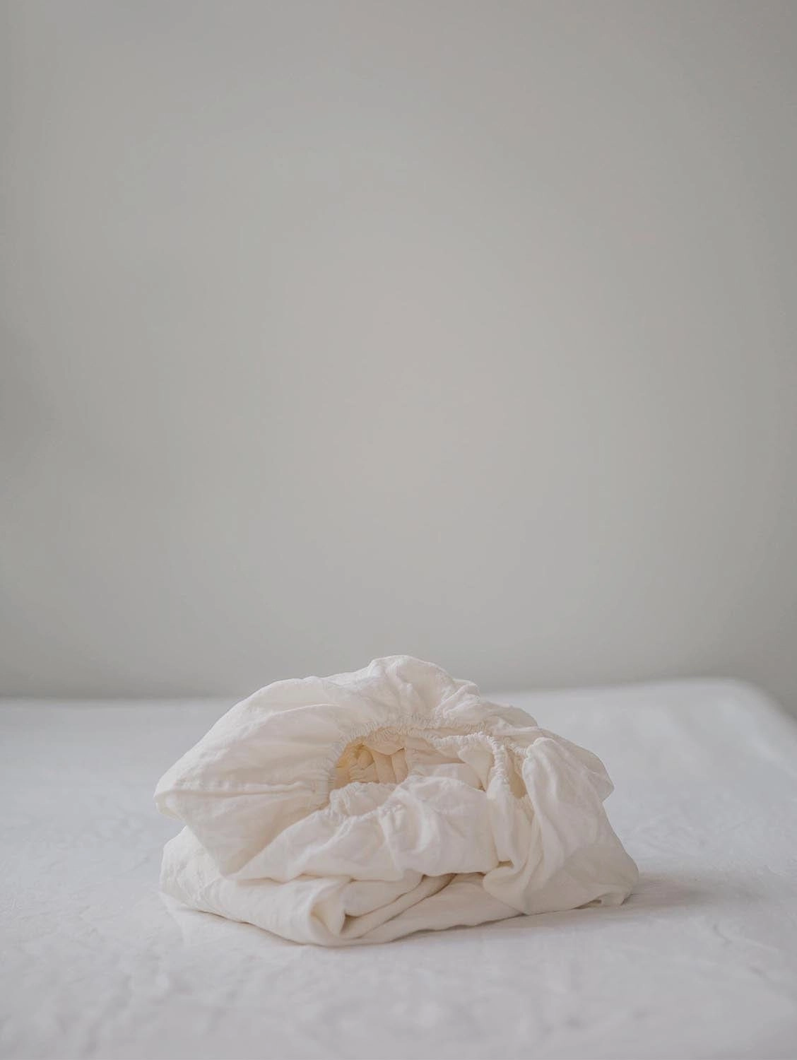 Linen Fitted Sheet | White