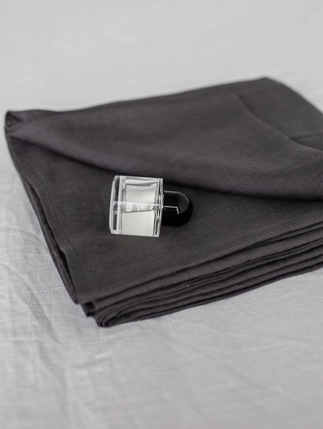Linen Flat Sheet | Charcoal