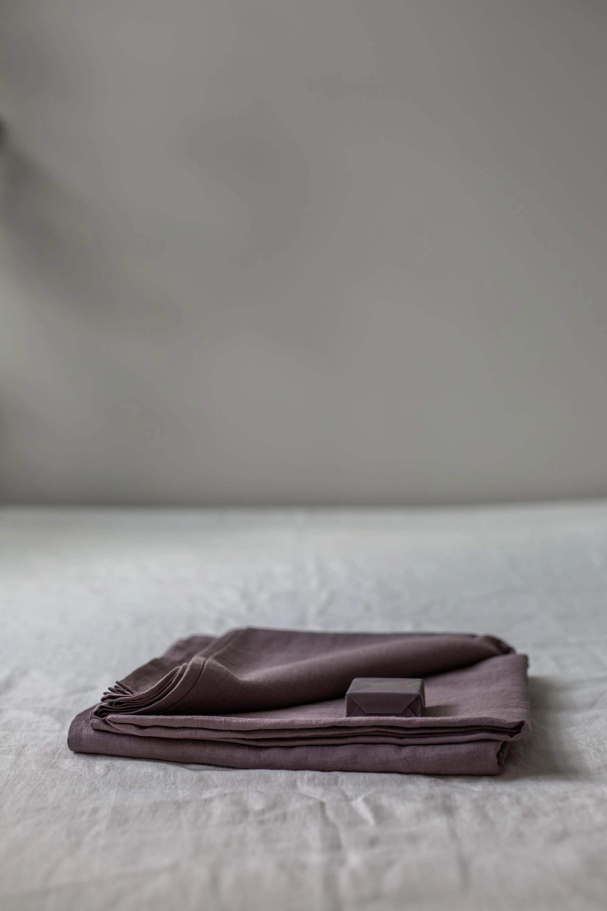 Linen Flat Sheet | Dusty Lavender