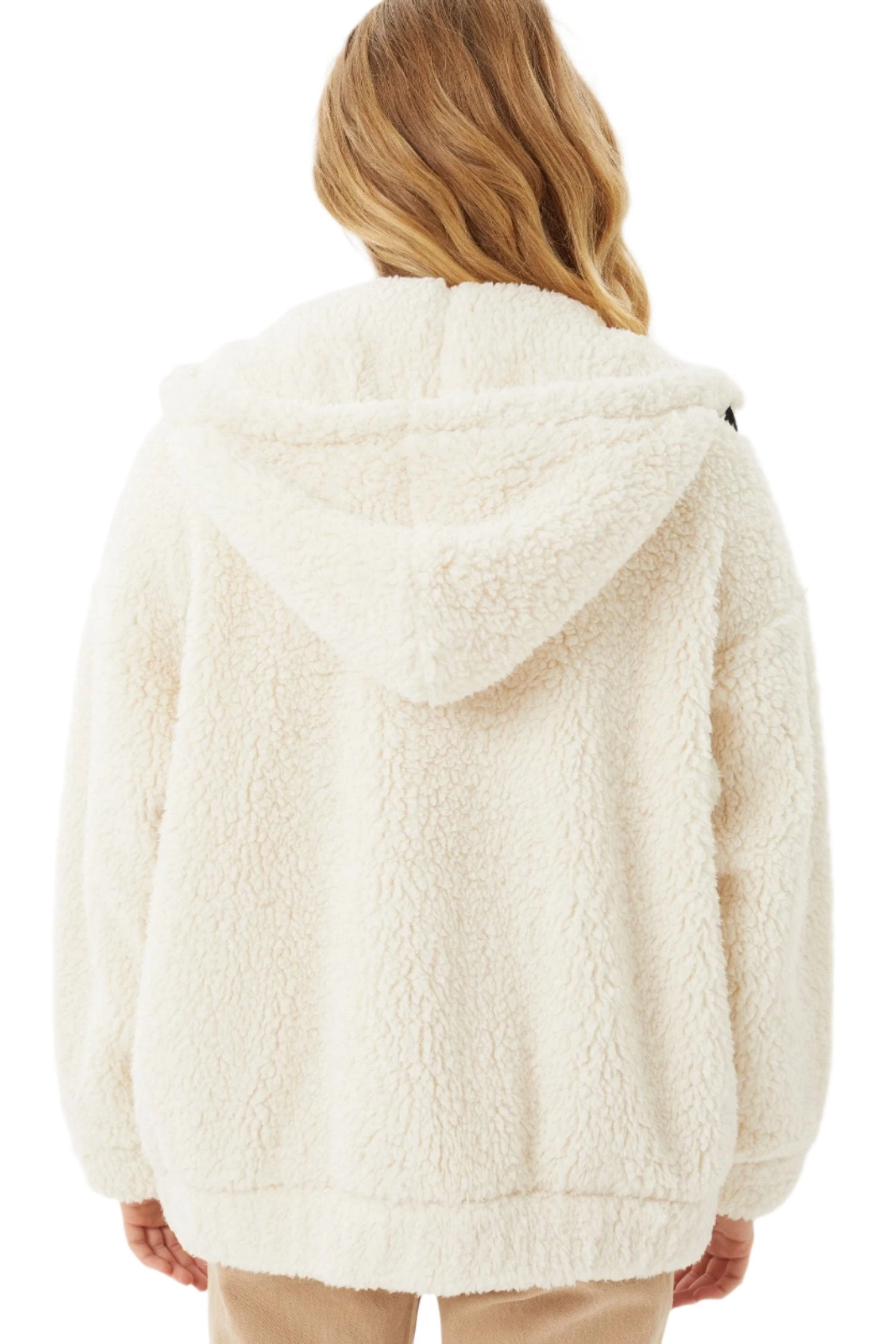 Love Tree Sherpa Brushed Zip-Up Hoodie 8175JY