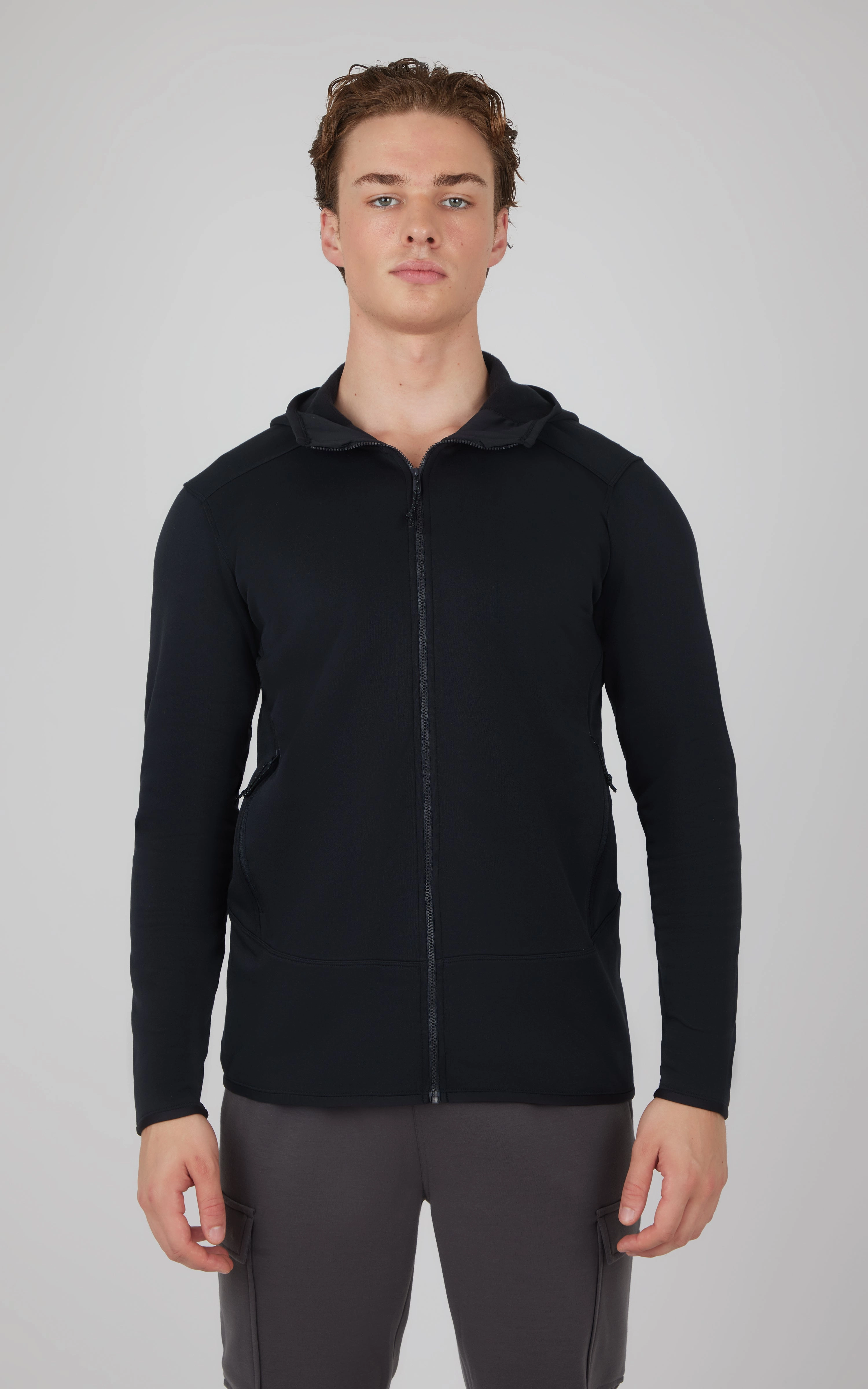 Mens Softlite Fleece Inside Hoodie Jacket