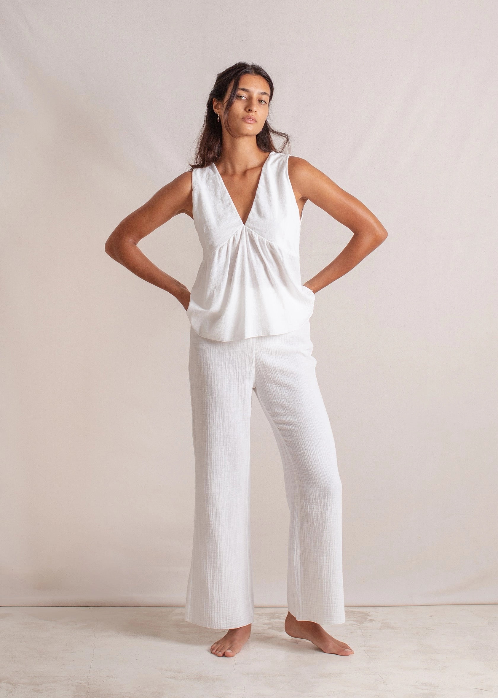 Mökki Pants Off White