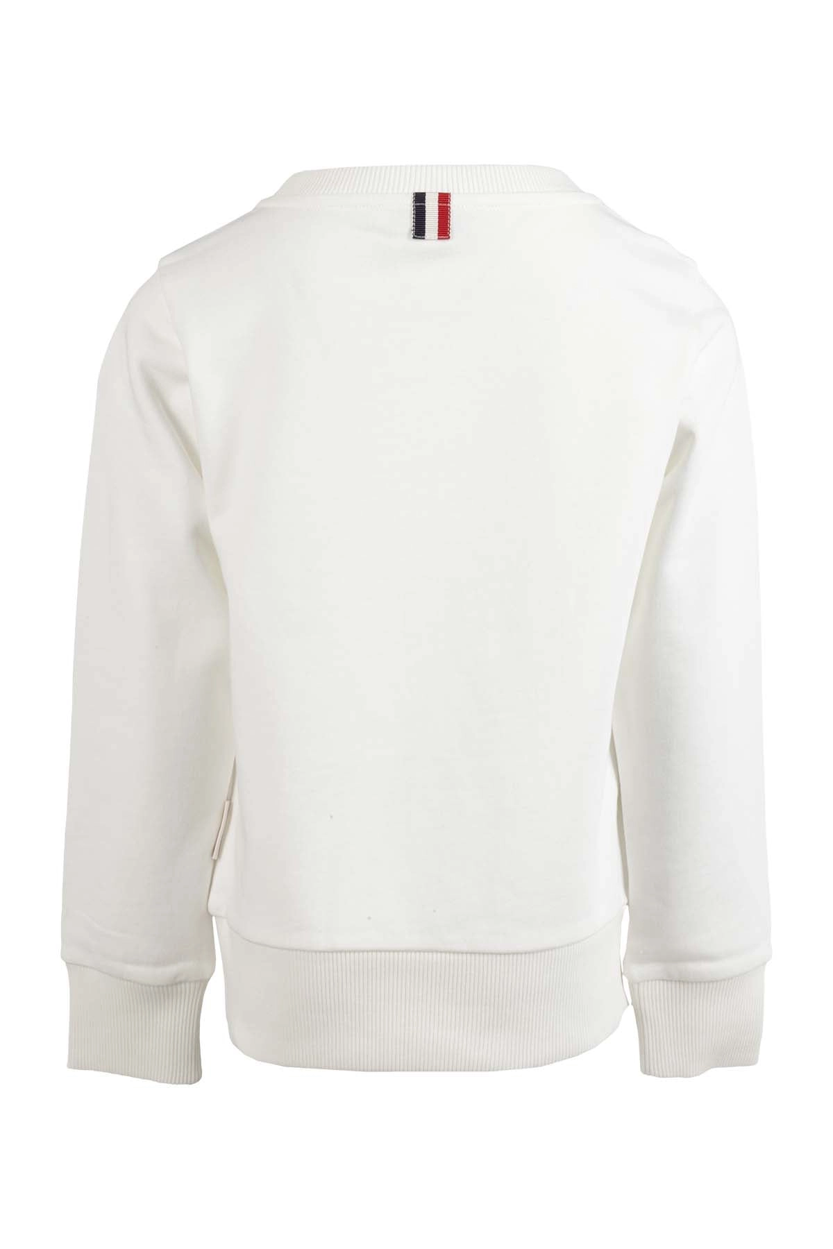 Moncler Enfant Logo Patch Crewneck Sweatshirt