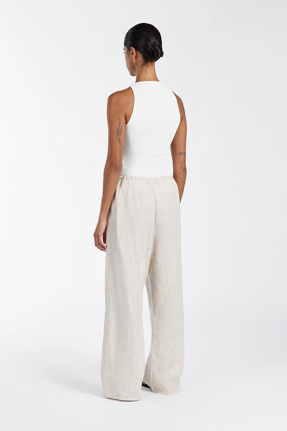 NALA NATURAL ELASTIC WAIST PANT