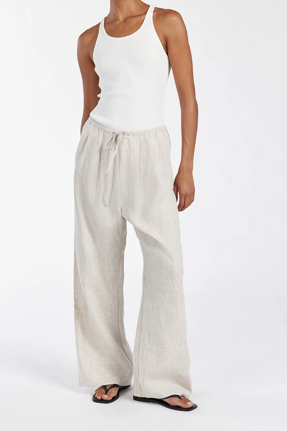 NALA NATURAL ELASTIC WAIST PANT